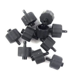 Male Luer Integral Lock Ring to 500 Series Barb, 1/16" (1.6 mm) ID Tubing (20 pcs)